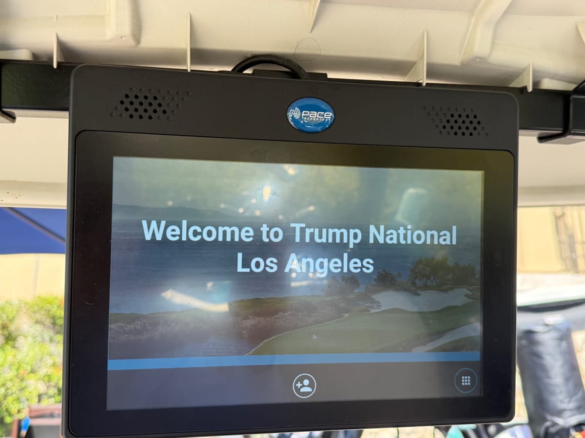 Trump National Golf Club Los Angeles golf tour photo 2